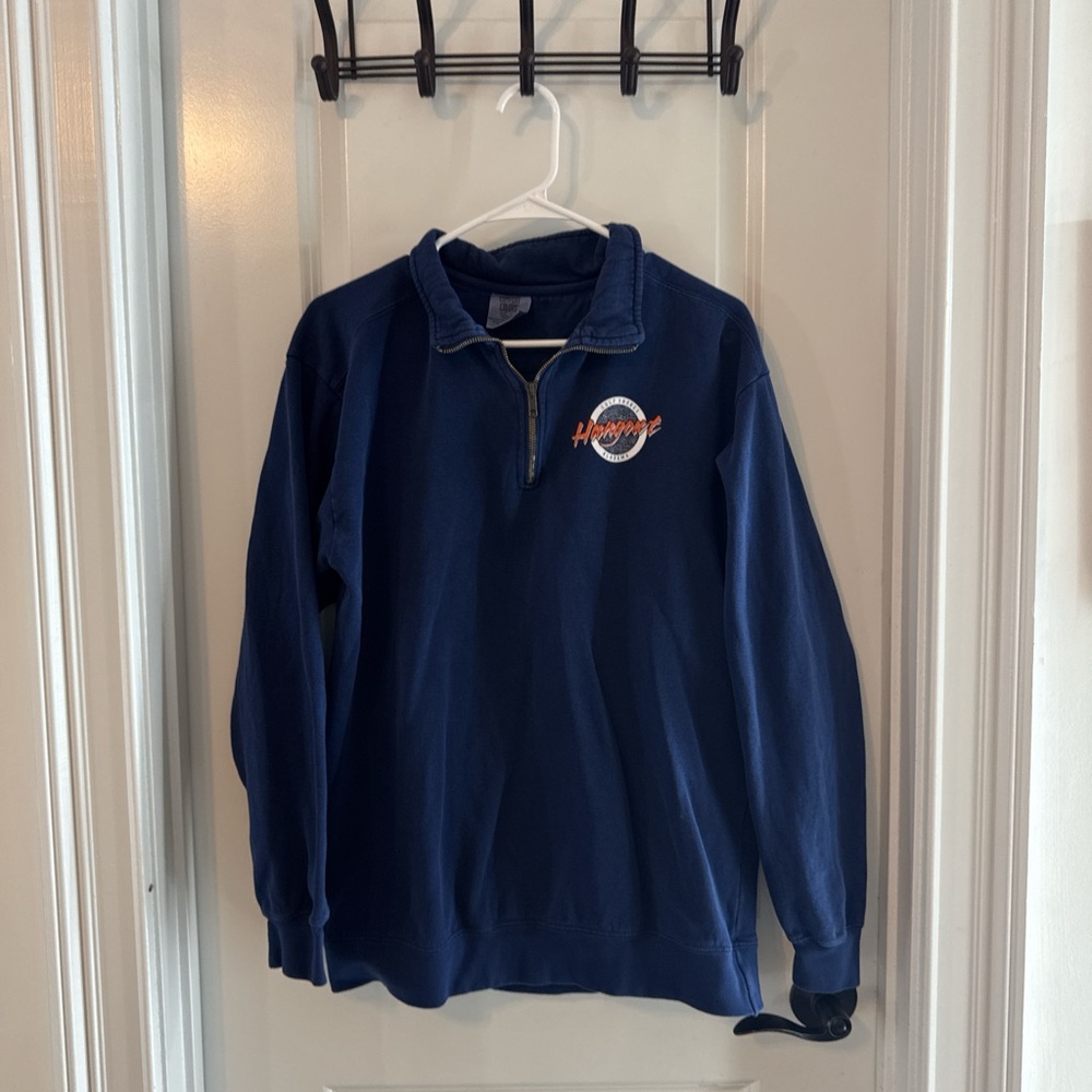 Blue Half-Zip Sweatshirt
